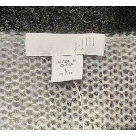 J.Jill Womens  Petite L New Pullover Knit Tunic Sweater Wool Mohair Blend- Aztec - Picture 3 of 9